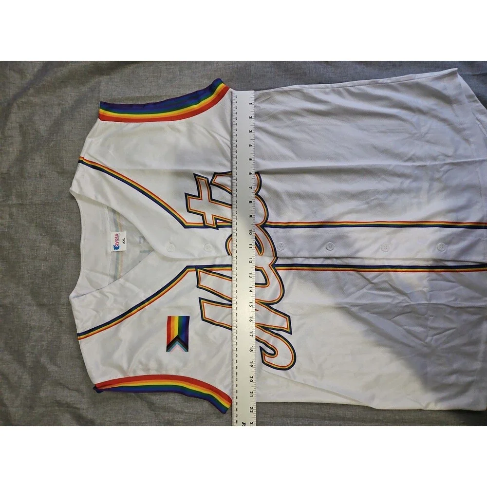 2026 JERSEY AXL SGA RAINBOW PRIDE NIGHT GAY LBGTQ NY METS NEW YORK TANK TOP